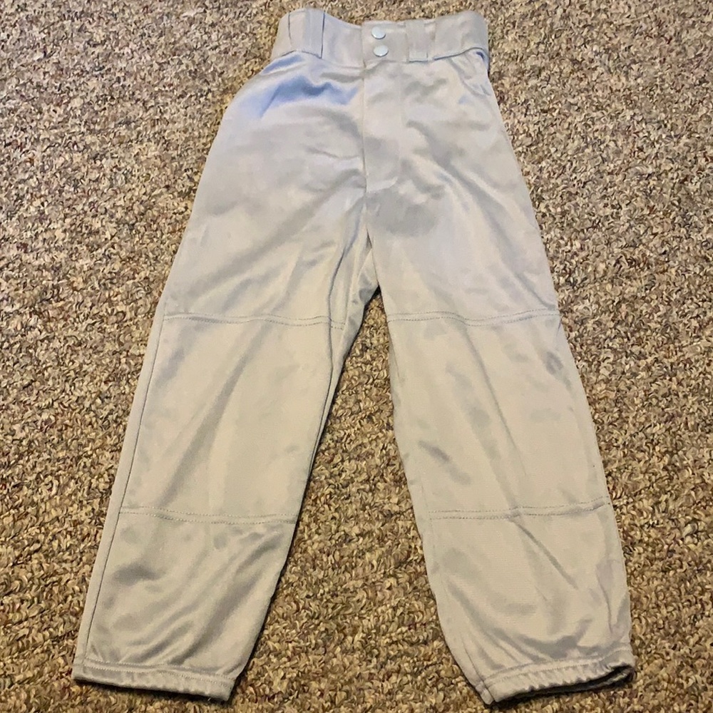 New Wilson Light Gray baseball tee-ball softball pants Size XS Youth
